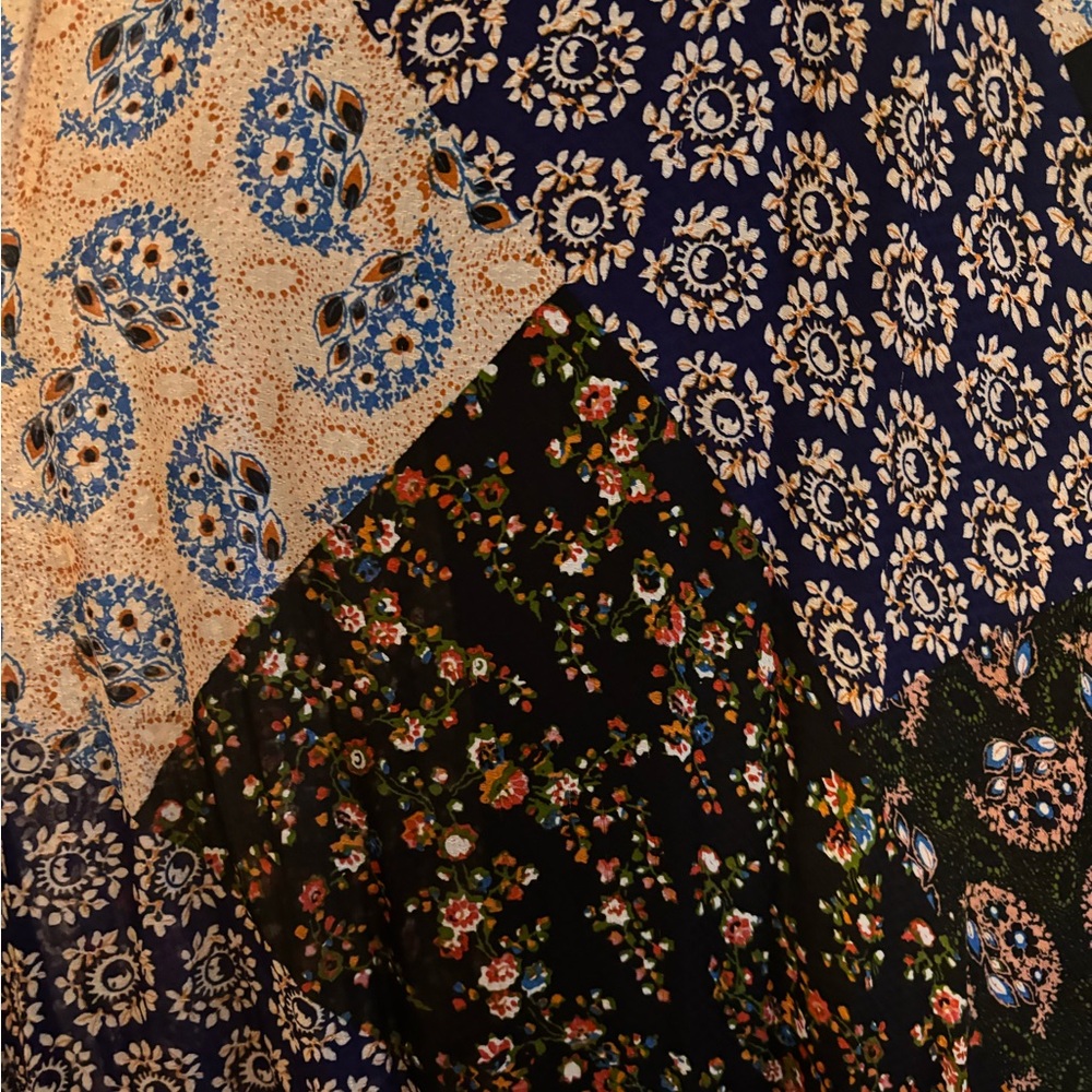 Maeve Katrina Multicolor Patchwork Maxi - image 2